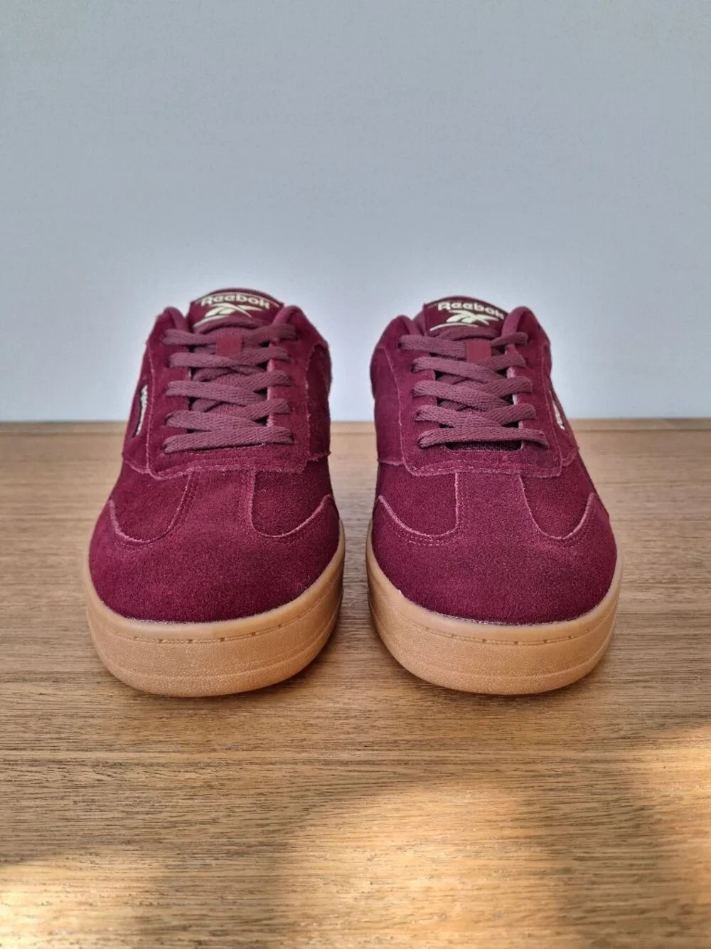 (New) Reebok – Forte Lounger Double Up Suede Sneakers (Black Cherry) – Women 8.5
